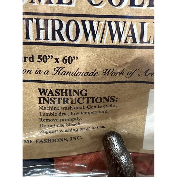 Britannica Home Collection Desert Jewel Hand Sewn Quilt Throw Wall Hanging 50x60 - Picture 7 of 11